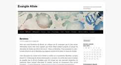 Desktop Screenshot of evangile-athee.com